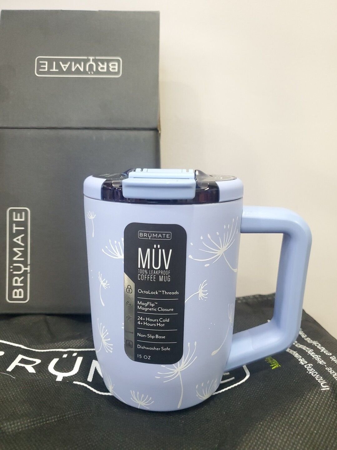 BruMate Muv Stainless Steel Travel Mug / 15oz / Color: Dandelion