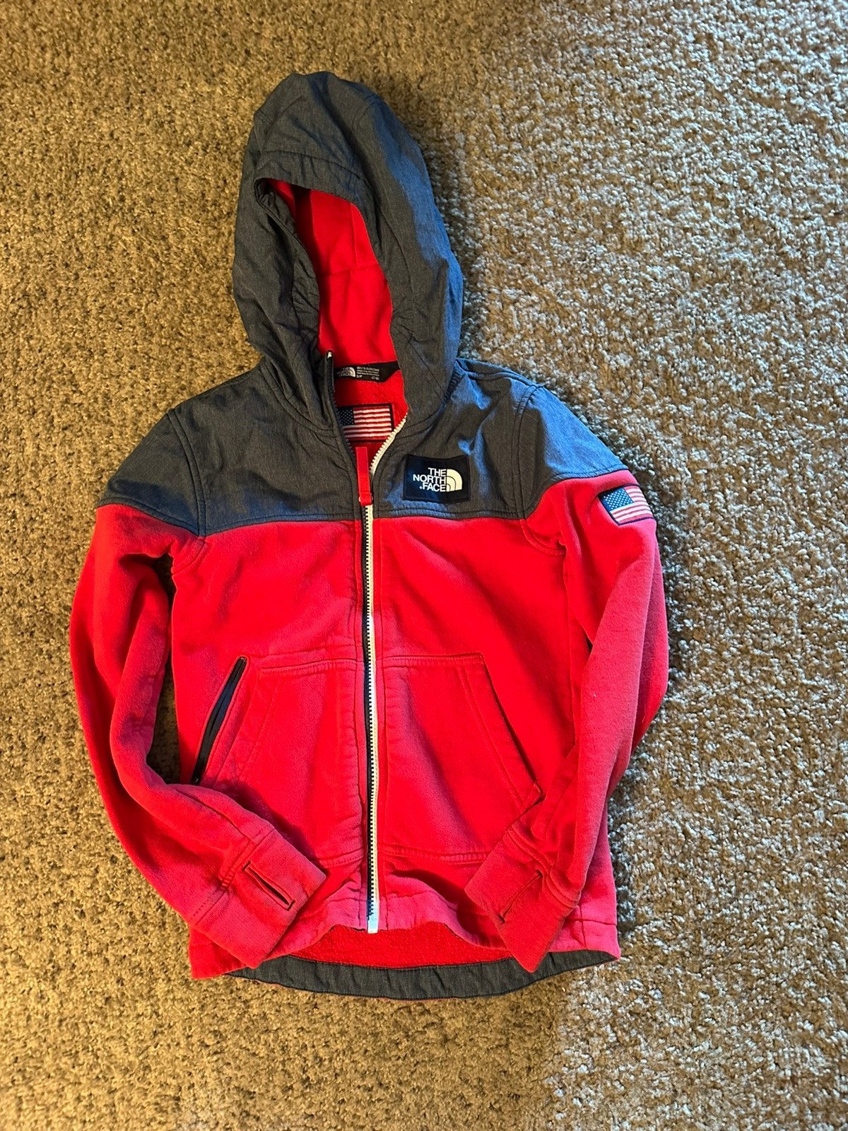 boys north face jacket size small