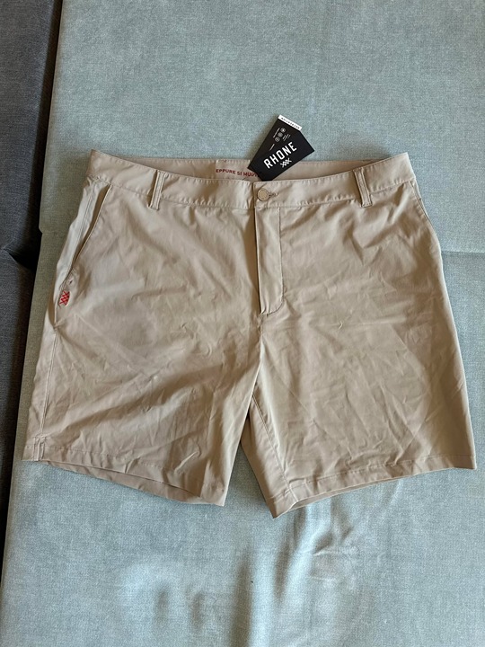 NWT RHONE Men's 8 Resort Shorts 38 Quick Dry Water Shorts Made of Fine Italian