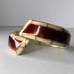 COPY Vintage Chunky Tortoiseshell Patterned Pressed Acrylic Cuff Bracelet