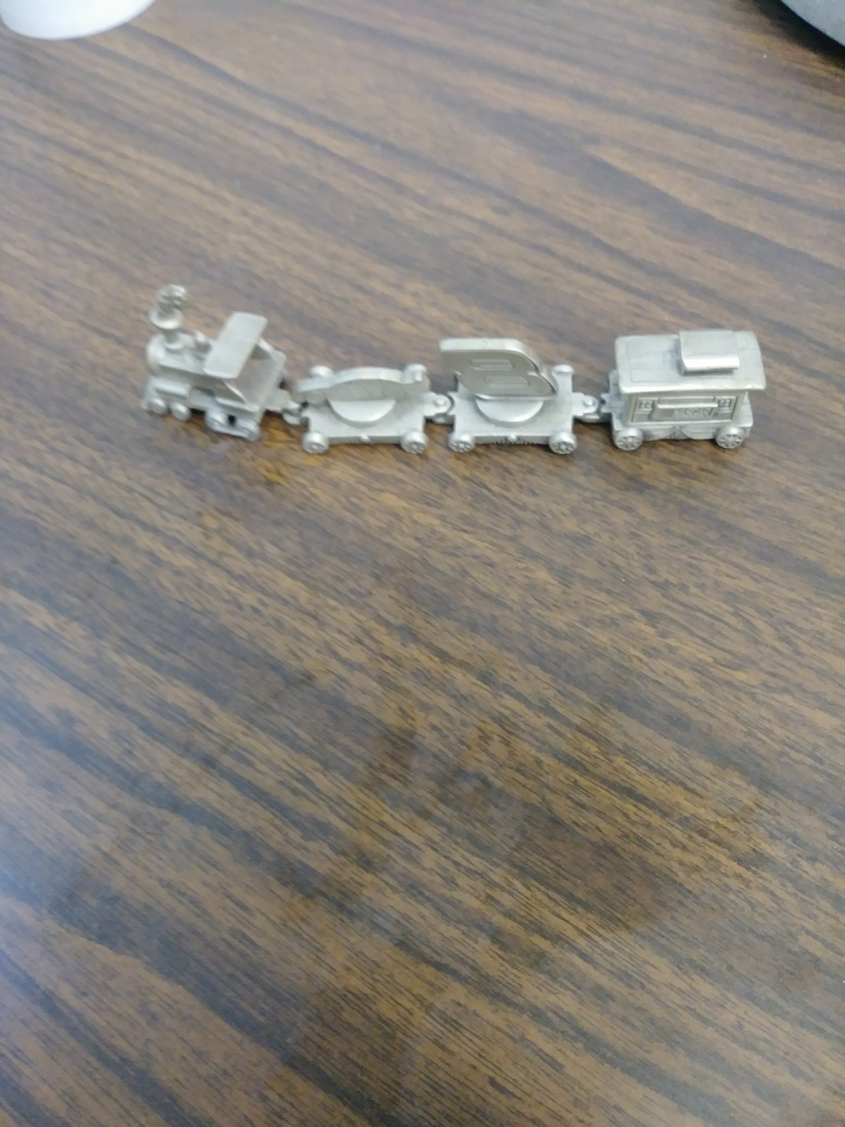 Pewter nascar train for dale Earnhart jr.