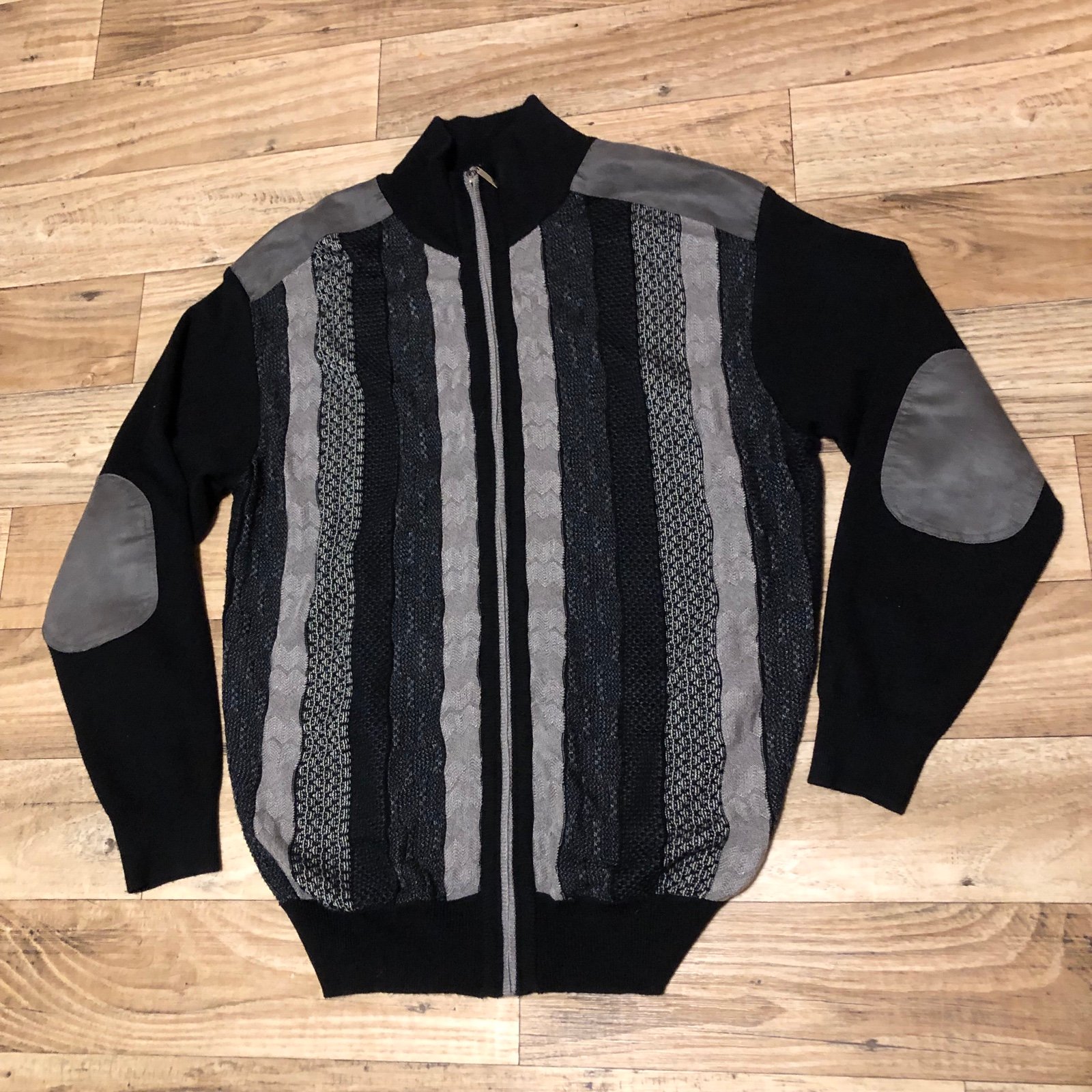 Michael Irvin 88 Vintage Full Zip Sweater size L .