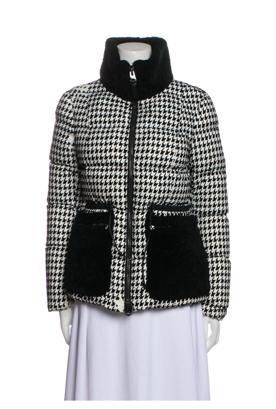 Mackage Houndstooth print down jacket size S