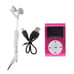 Portable MP3 player.