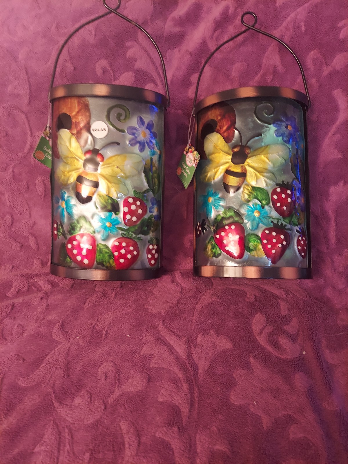 Solar Glass Lanterns (2)