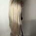 Ombre Ash Blonde Lace Front 24 Inch Wig