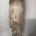 Ombre Ash Blonde Lace Front 24 Inch Wig
