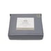 Twin Duvet Cover Set in Blue 450-Thread-Count Cotton Sateen 2-Piece