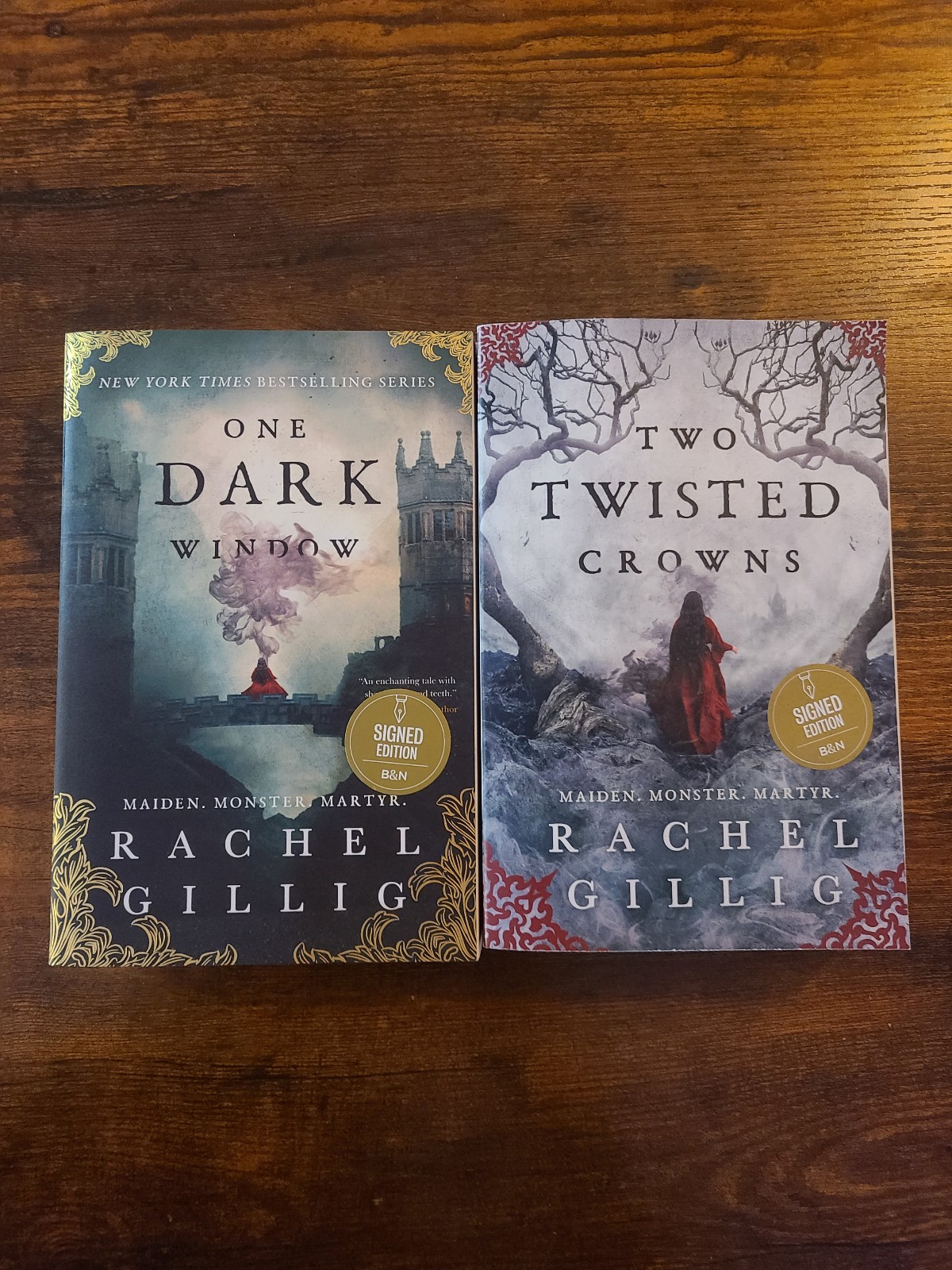 One Dark Window Two Twisted Crowns signed rachel gillig