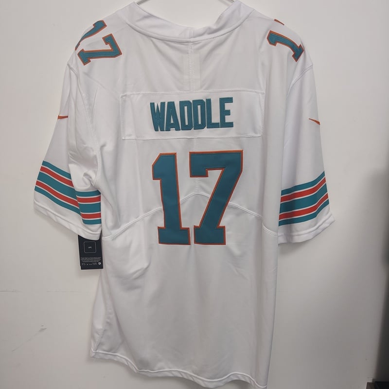 Miami Dolphins Jaylen Waddle Nike White Jersey
