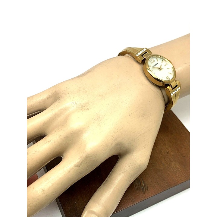 Timex Women's Watch TW2U70000 Quartz Mother of Pearl Gold Expansion Band 21mm - detail