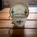 Porcelain Teacup and Saucer Augarten Wien Maria Theresia Rare Vintage Austria