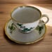Porcelain Teacup and Saucer Augarten Wien Maria Theresia Rare Vintage Austria