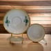 Porcelain Teacup and Saucer Augarten Wien Maria Theresia Rare Vintage Austria