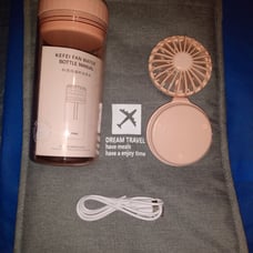 Aulandy lunch bag (gray)/cup and fan