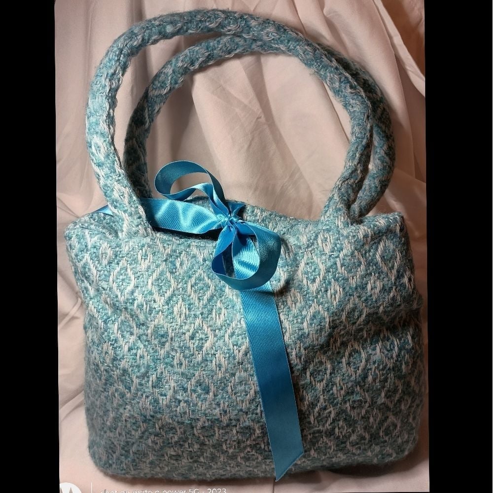 Boyne Valley Weavers, vintage, Ireland, bag SKUW057