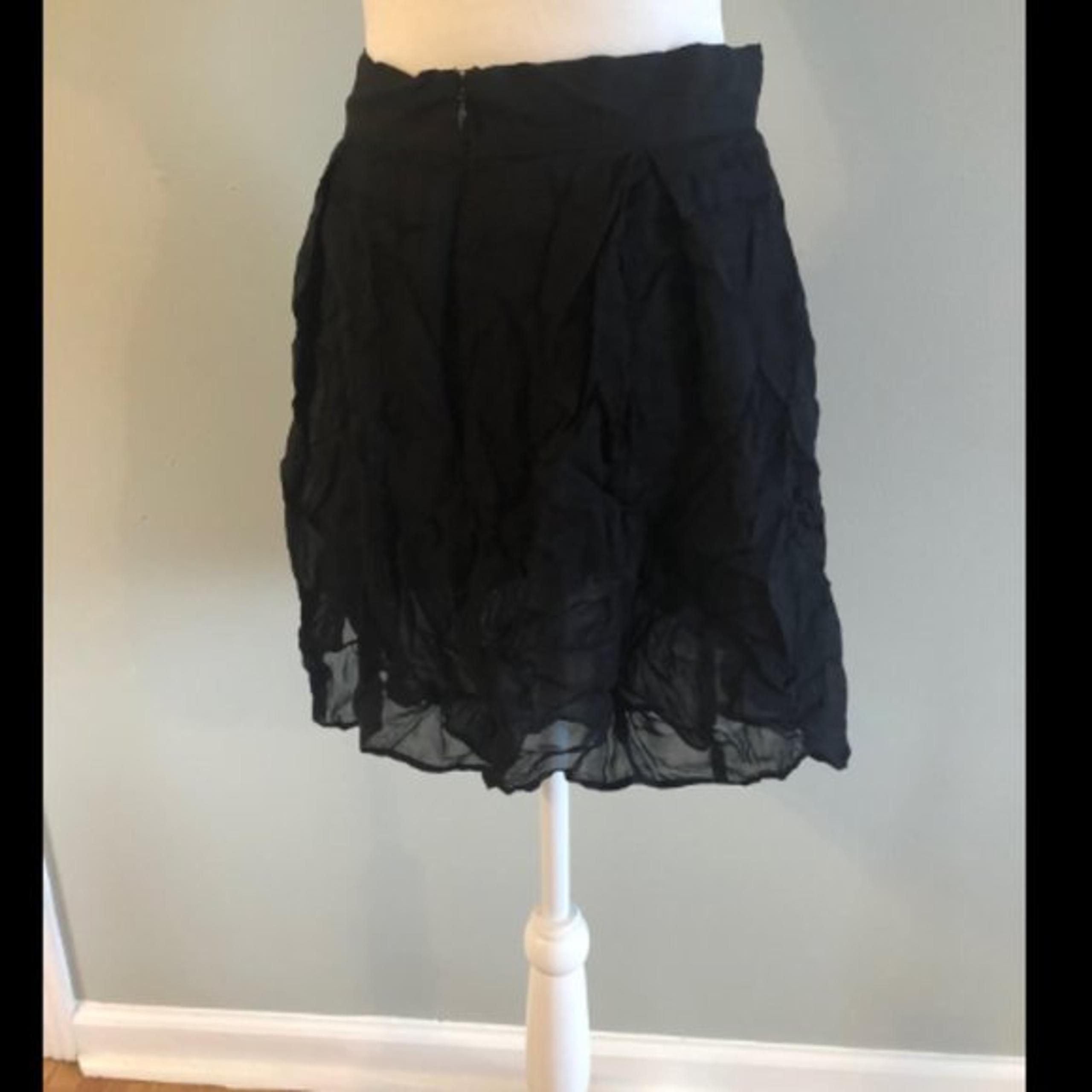 Reformation Women's Black Mini Skirt