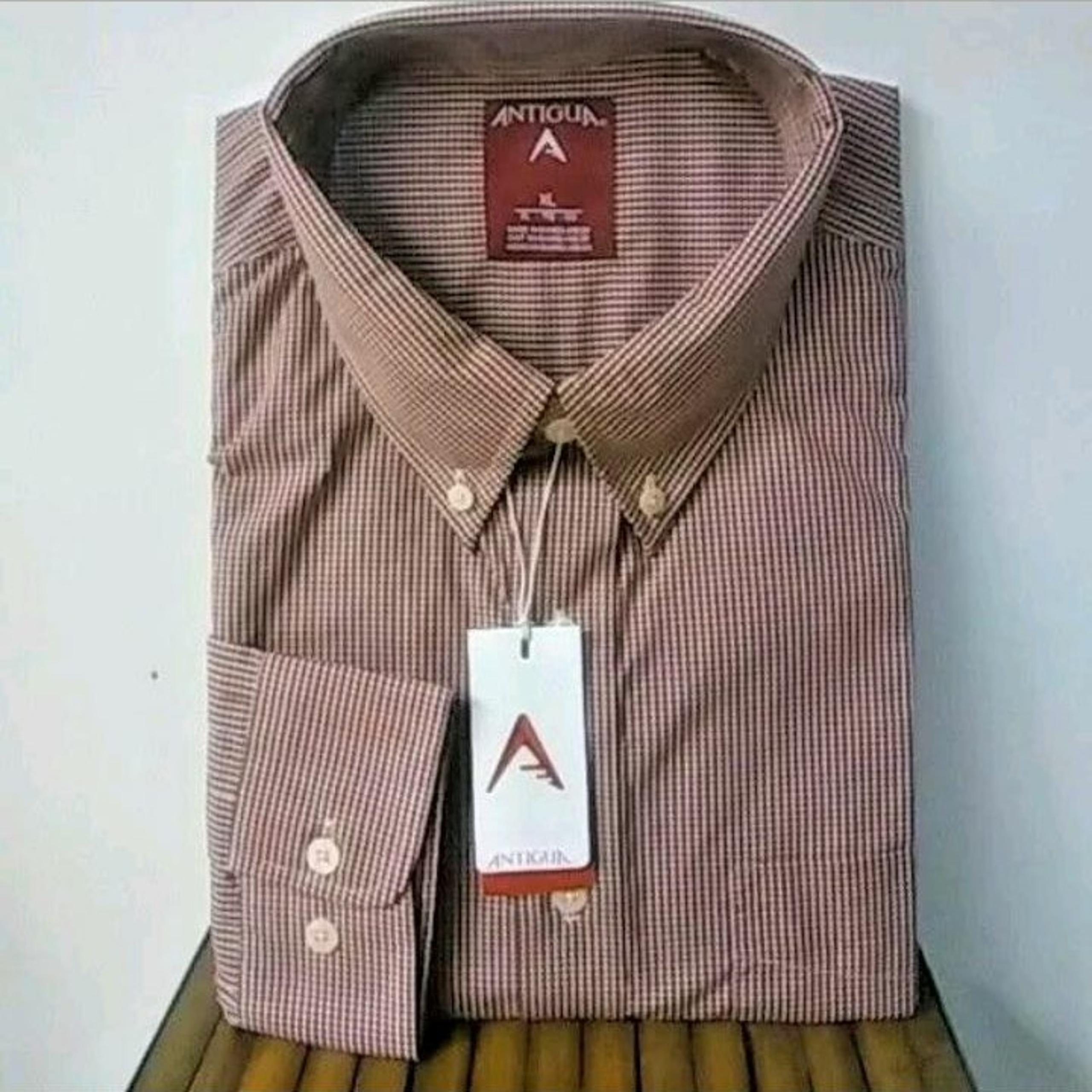 Antigua mens long sleeve dress shirt. XL