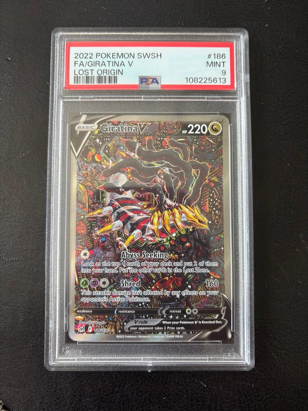 psa9 ギラティナ Giratina V PSA9 PSA 9(OC) 2022 Pokémon SWSH Full Art Giratina V Lost Origin