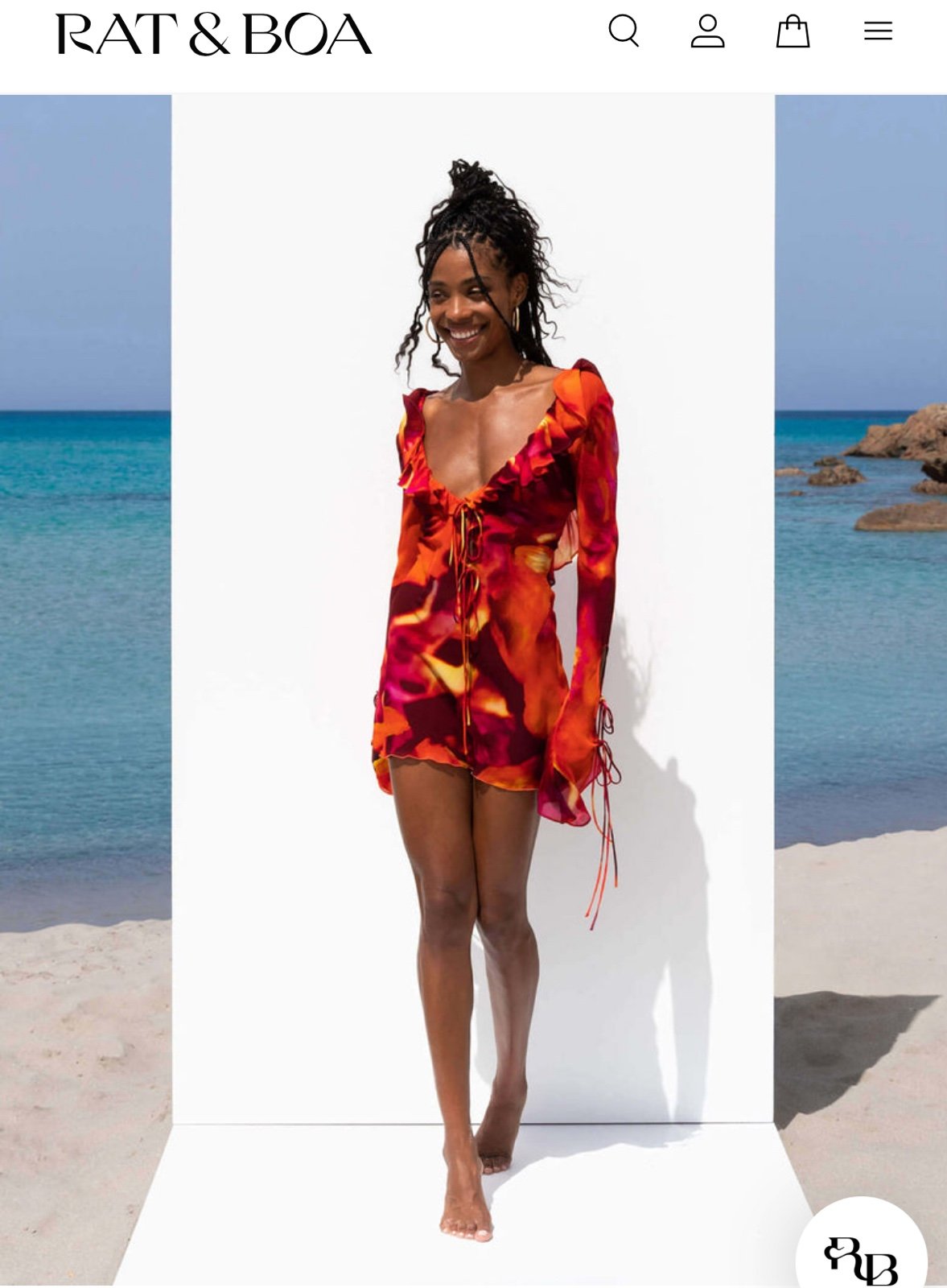 Ray & boa Dali dress