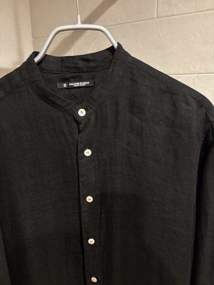 MAATEE&SONS Premium Linen Thick Pullover Shirt