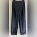 NWOT DKNY Womens Faux Leather High Rise Ankle Pants Size S
