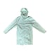 Rains Unisex Jacket Long Rain Jacket in Mineral Size Small Men’s Medium women’s