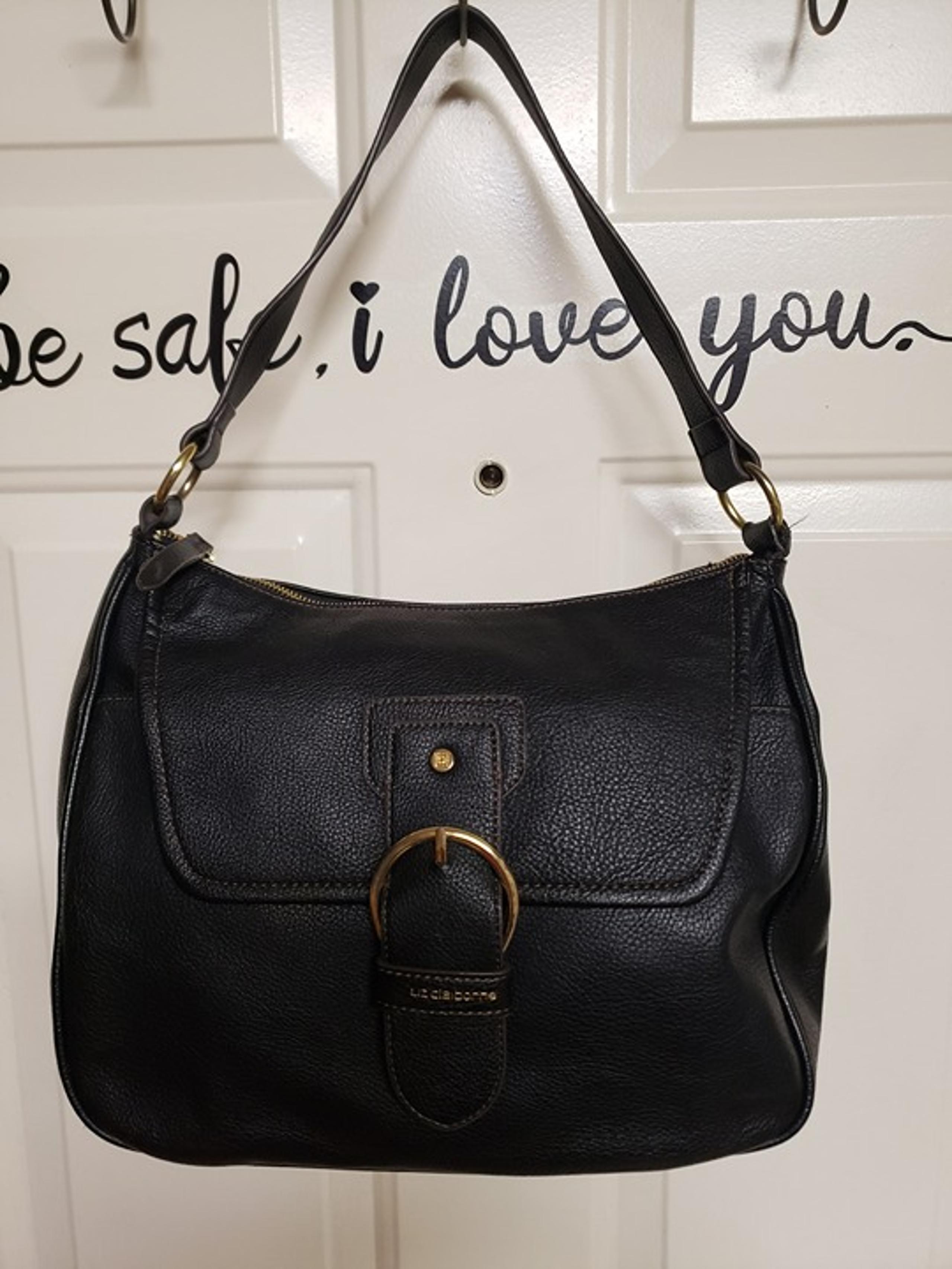 Women's Size 13X8 Black Liz Claiborne Shoulder Bag