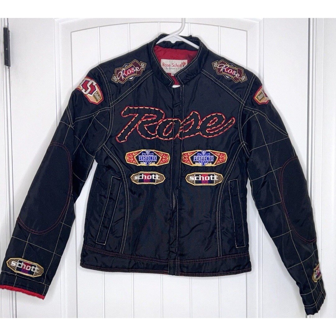 Rose Schott by Schott NYC Rare Vintage Motorcycle Riding Jacket Size XS