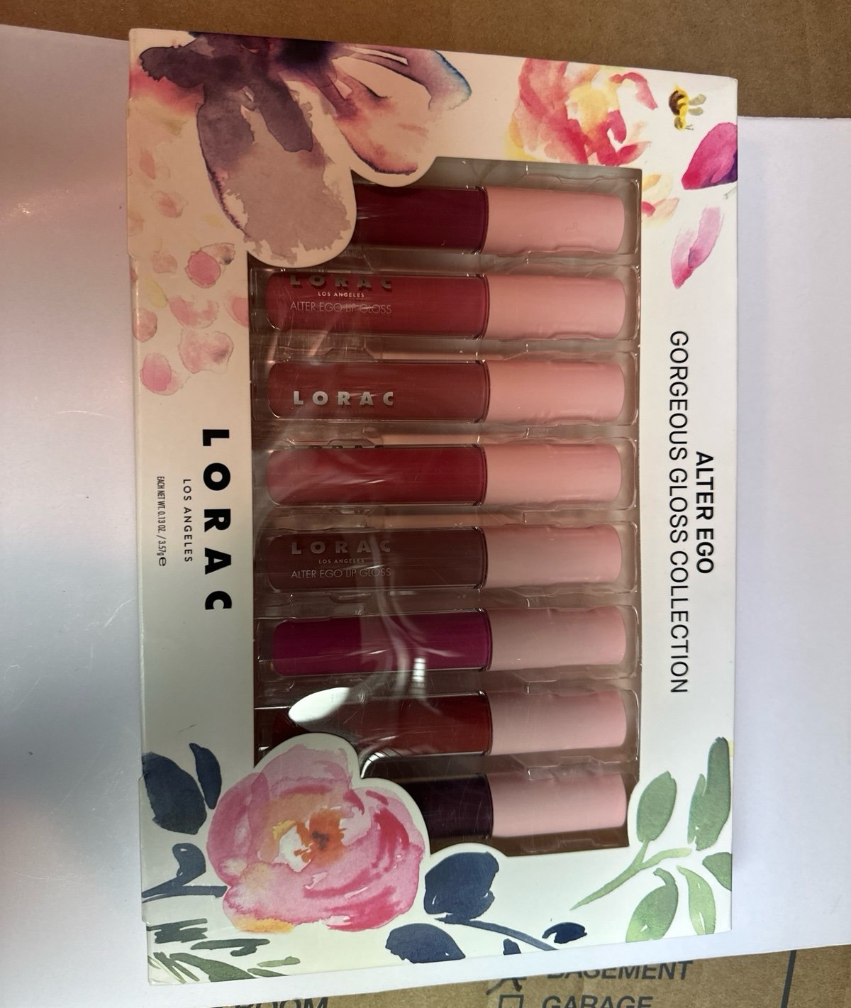 Brand new eight full sized Lorac gloss set