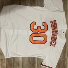 Balitmore Orioles White Grayson Rodriguez Jersey