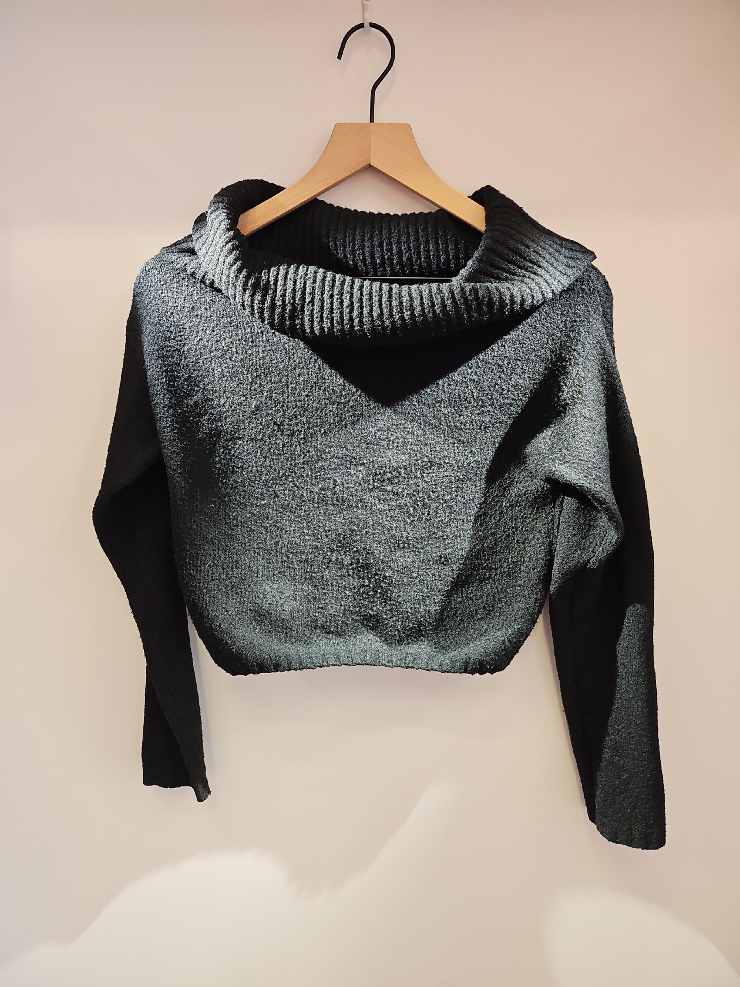 urbanoutfitters off the shoulder cowlneck sweater