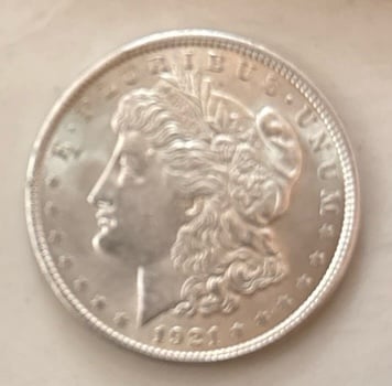 Morgan silver dollar
