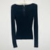 Madewell Merino Wool Silk Blend Scoopneck Sweater Ribebd Lightweight Black S NWT