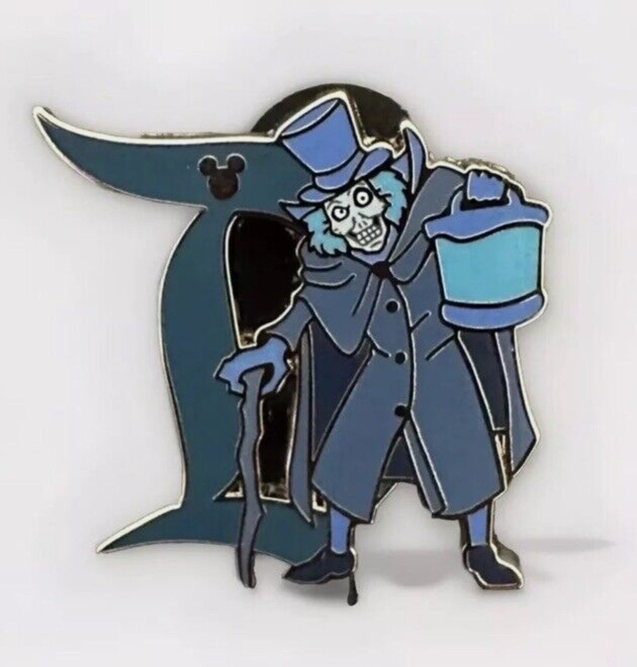 Disneyland 2024 Hidden Mickey Hatbox Ghost Chaser Disney D Pin