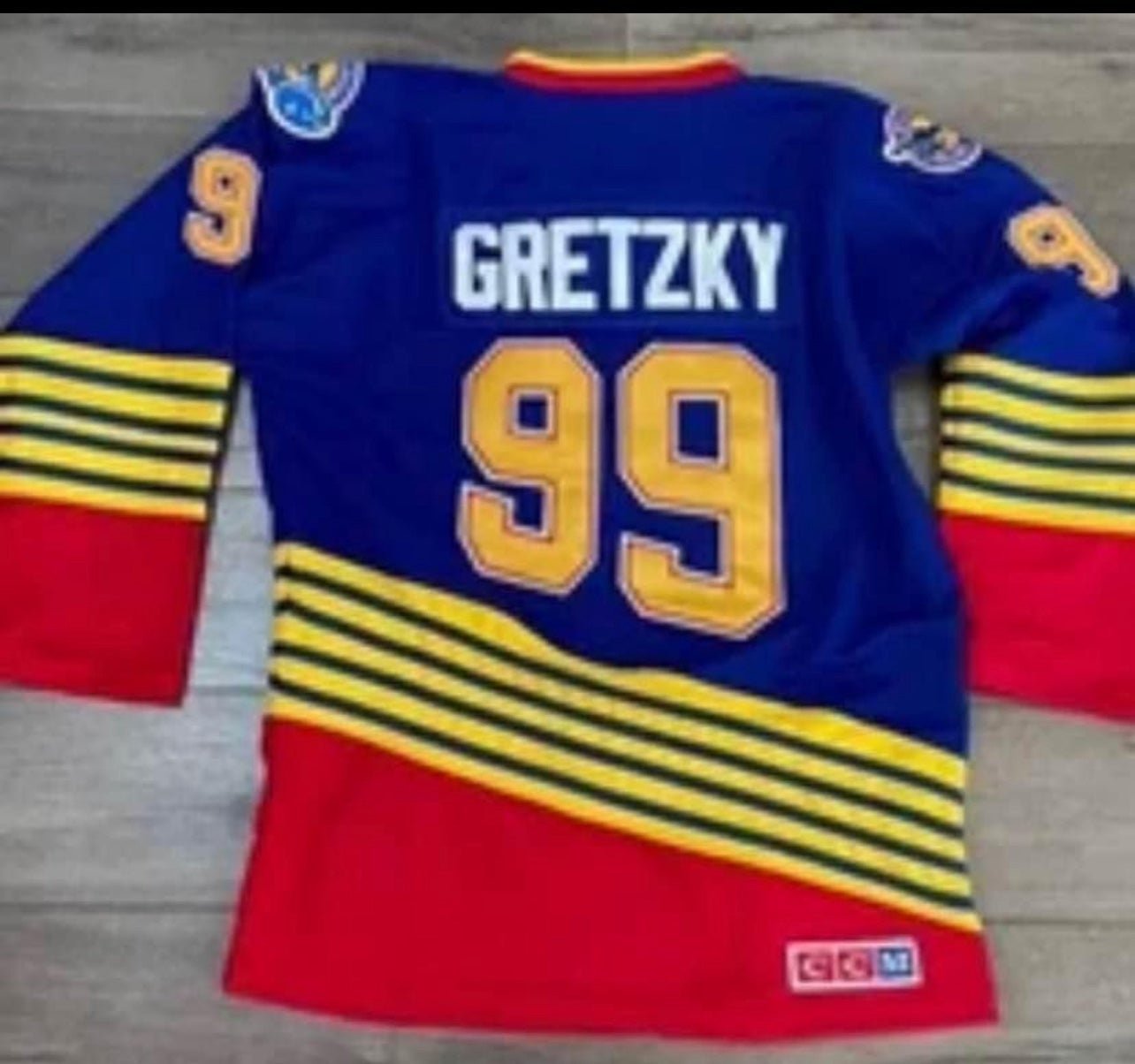 Vintage Style Gretzky St Louis Blues Hockey Jersey size XL (52)New