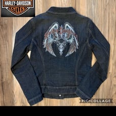 Harley-Davidson Embroidered Jean Jacket