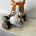 Harley Davidson Plush Stuffed Horse Animal Toy Horse Pillow. Brown