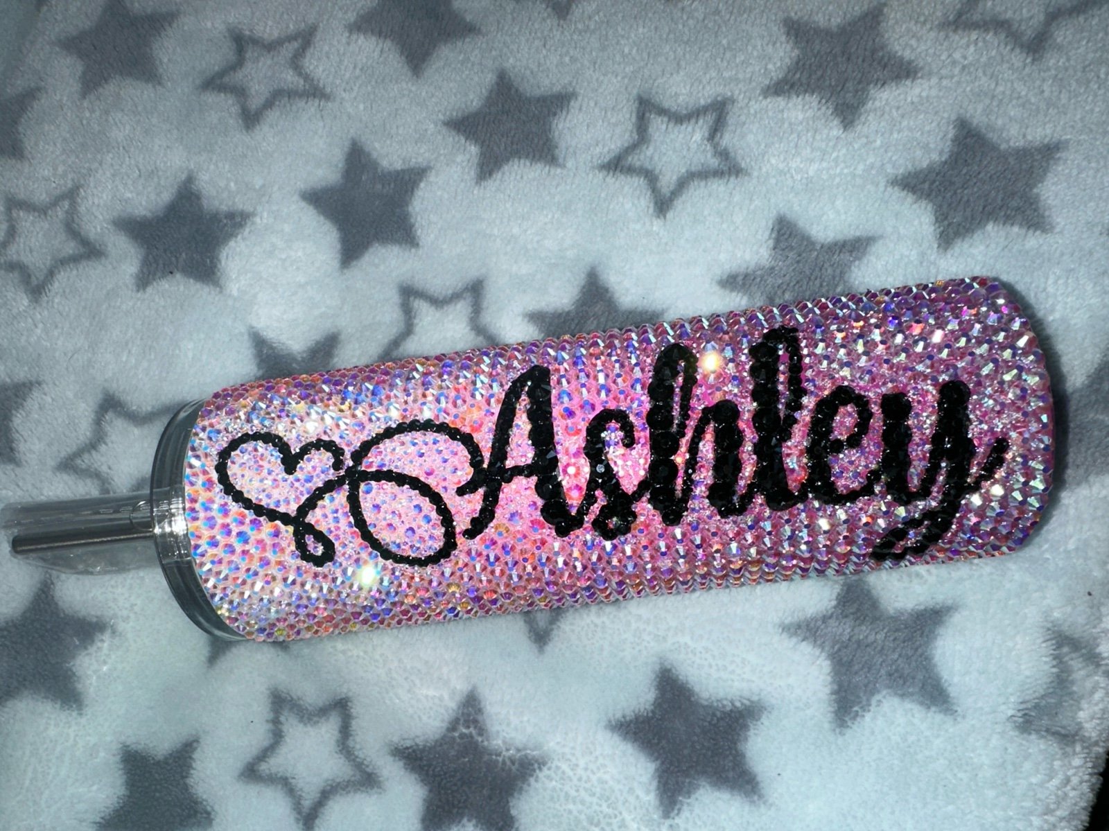 Hand Glued Jewel Ashley Tumbler