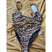 NWT Good American LEOPARD Swim Set size-S