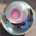 Three Vintage Beautiful Multicolor Handblown Butterfly/Flower Glass Paperweights