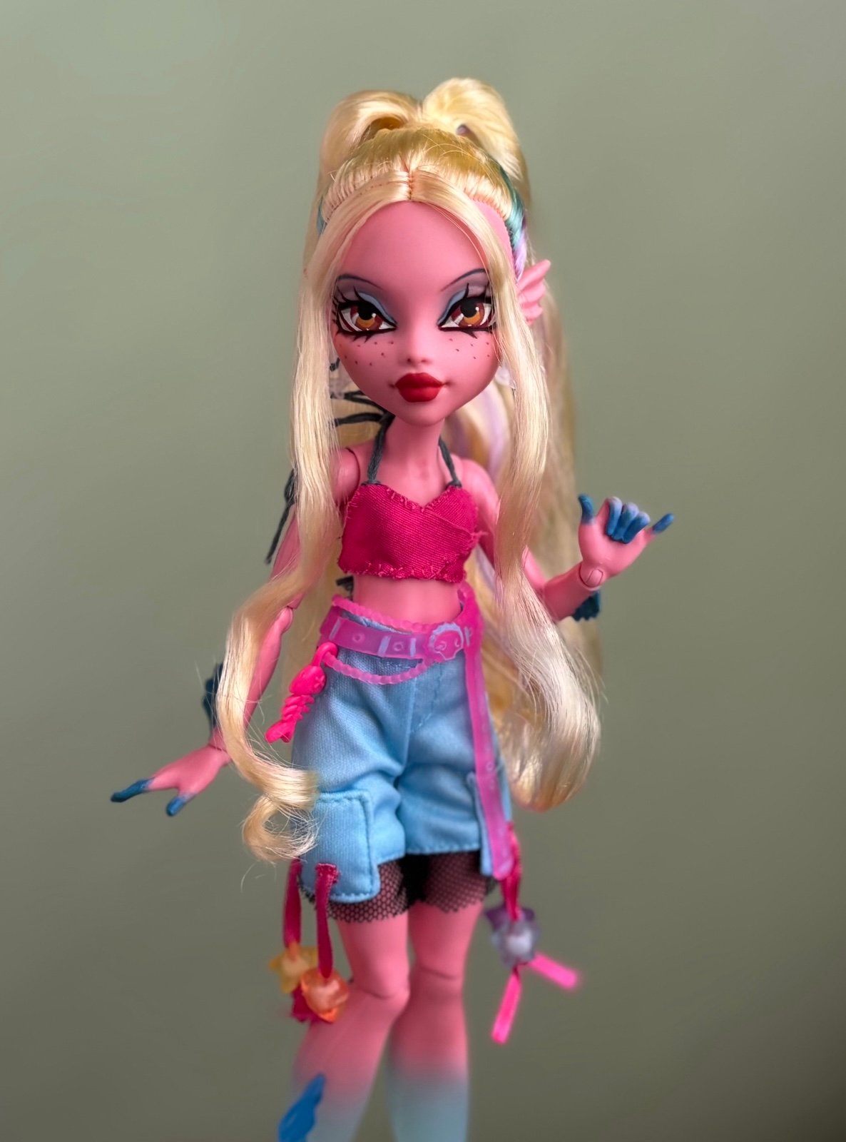 Monster High G3 Lagoona Repaint Ooak (READ!!)