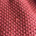 Burgundy Maroon woven knit sweater with buttons