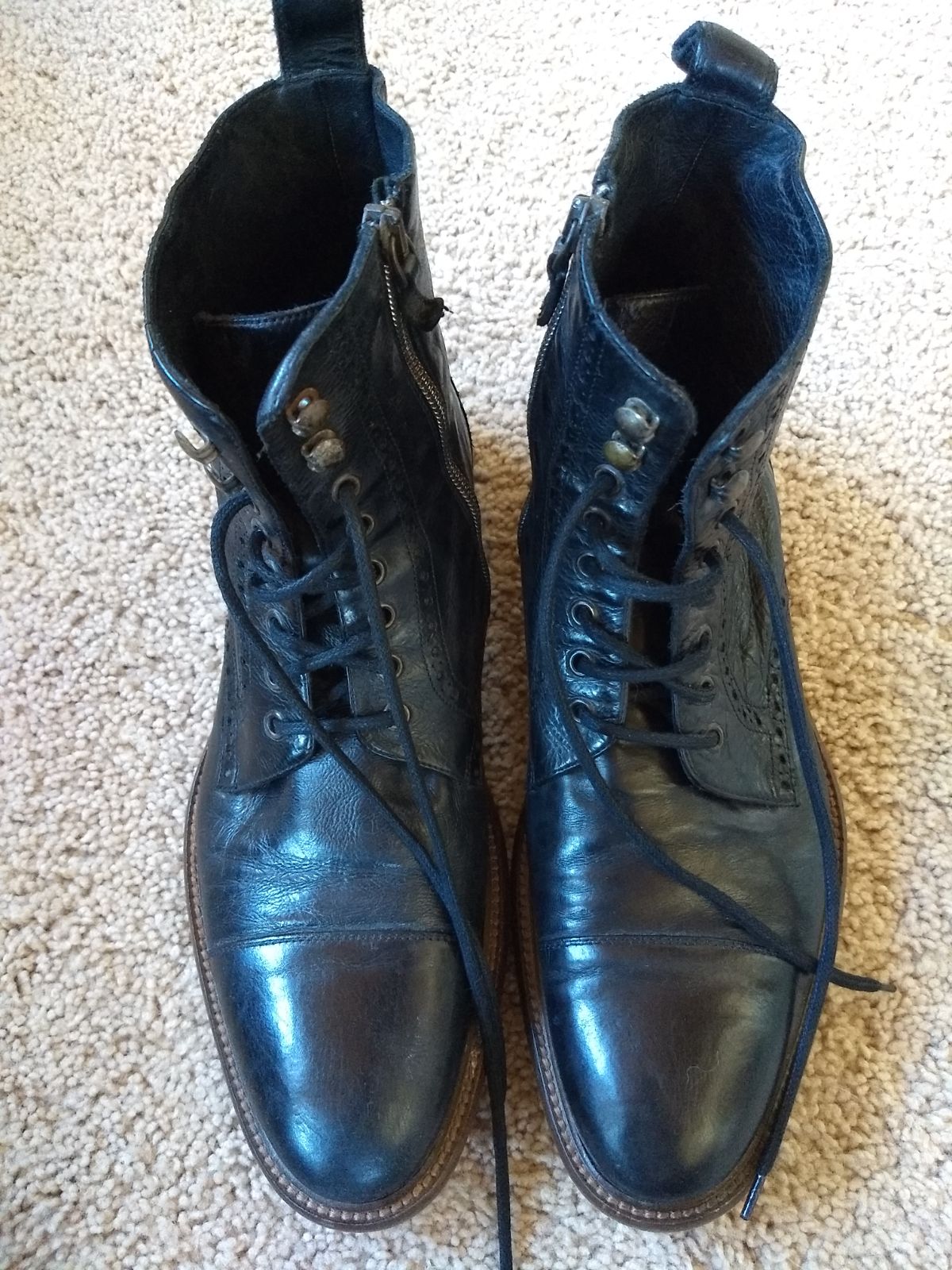 J M 1850 Leather Boots for Men Mercari