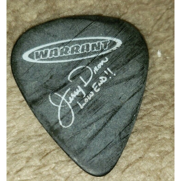 WARRANT jerry dixon low end guitar pick