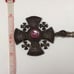 Pure Silver 1000 Antique Cross Bethlehem Jordan Signed