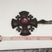 Pure Silver 1000 Antique Cross Bethlehem Jordan Signed