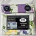 Bamboo King Size 6 piece bed sheet set Purple Floral