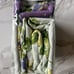 Bamboo King Size 6 piece bed sheet set Purple Floral