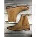 Caballero Chelsea Boots Mens 11.5 Tan Ankle Suede Leather Pull On